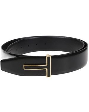 Tom Ford Logo Belt - Black