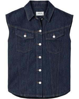Agolde Sleeveless Vest - Blue