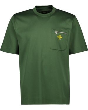 Fendi Tools Printed Crewneck T-Shirt in Black for Men | Lyst