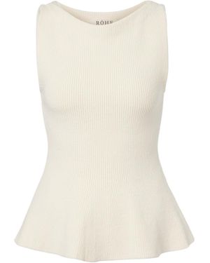 Rohe Knitted Cotton Top - Natural