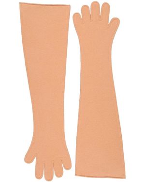Marni Mid-Weight Knit Gloves - White