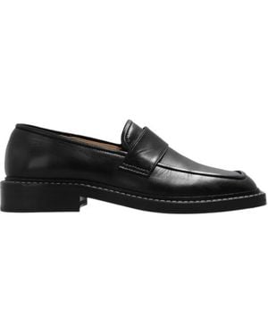 Wandler Lucy Leather Loafers - Black