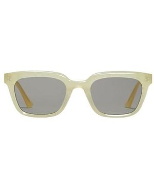 Gentle Monster Musee Rectangular Sunglasses - White