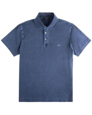 Fay Classic Jersey Polo Shirt - Blue
