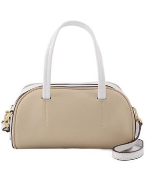 MANU Atelier Cylinder Top Handle Bag - Natural
