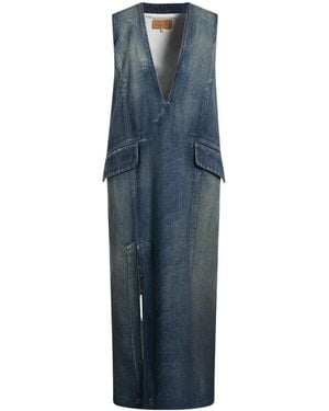 MM6 by Maison Margiela Denim Sleeveless Dress - Blue