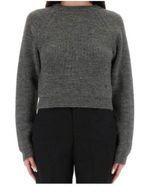 Moschino Long-Sleeved Crewneck Jumper - Grey
