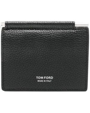Tom Ford Foldable Card Holder - Black