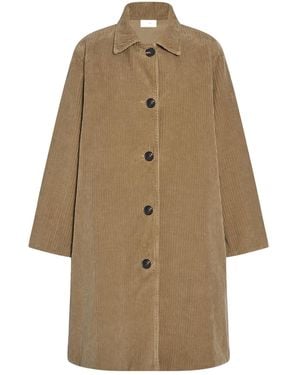 The Row Long-Sleeved Coat - Natural
