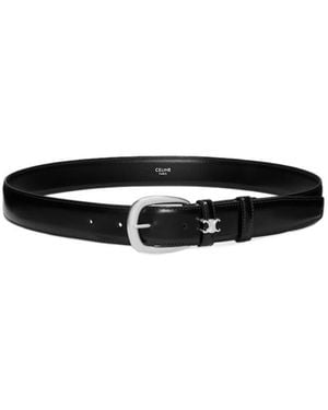 Celine Vivienne Belt 30Mm - White