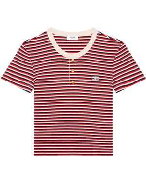Celine Triomphe T-Shirt - Red