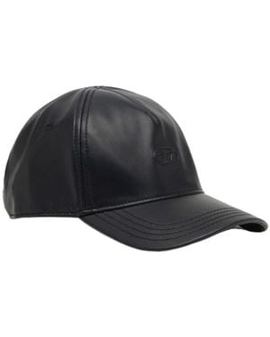DIESEL C-Heather Logo Embossed Baseball Cap - Multicolour