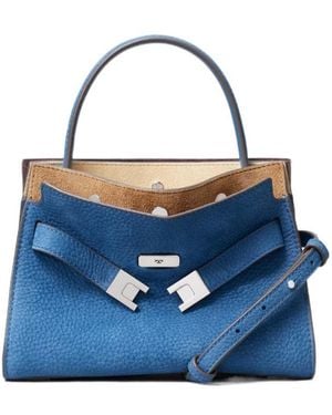 Tory Burch Lee Radziwill Tote Bag - Blue