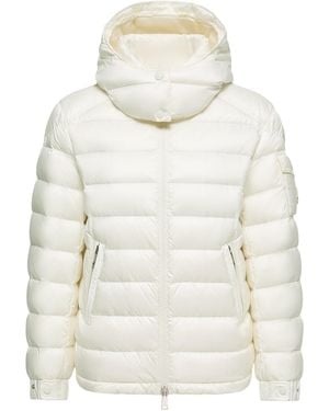 Moncler Dalles Hooded Short Padded Jacket - White