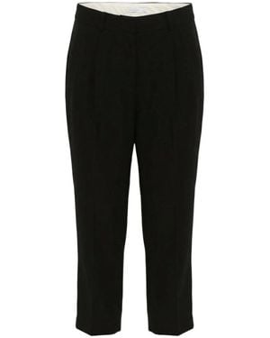 Patrizia Pepe Belt-Loop Pocket Trousers - Black