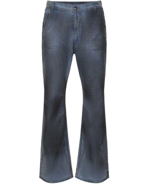 ANDERSSON BELL Flared Paneled Jeans - Blue