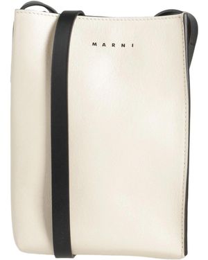 Marni Mini Multi-Color Single-Shoulder Bag - White