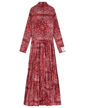 Golden Goose Collection Paisley-Print Shirt Dress - Red