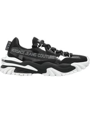 Versace Jeans Couture Couture Logo Print Trainers - Black