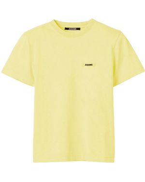 Jacquemus The Gros Grain Crewneck T-Shirt - Yellow
