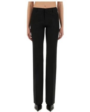 Pt Pantaloni Pt Torino Flared Dress Pants - Black
