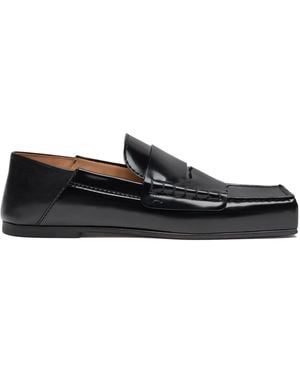 Jacquemus Square-Toe Loafers - Black