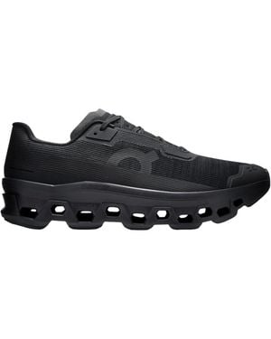 On Shoes Cloudmonster Void Trainers - Black
