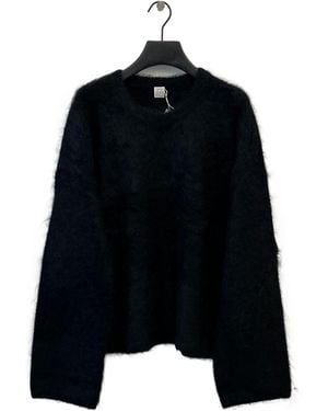 TOTEME Totême Fluffy Wide-Sleeve Jumper - Black