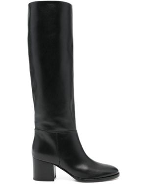 Gianvito Rossi 60Mm Santiago Boots - Black