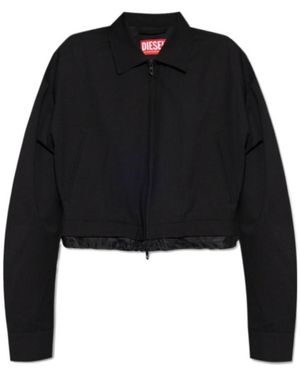 DIESEL J-Ting-Fem-R2 Cropped Jacket - Black
