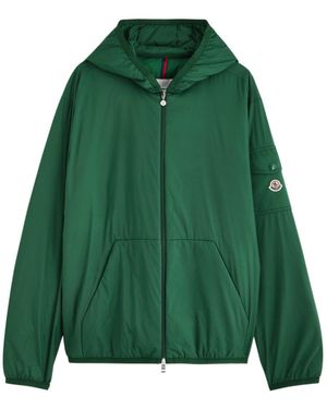 Moncler Monteynard Padded Hooded Shell Jacket - Green