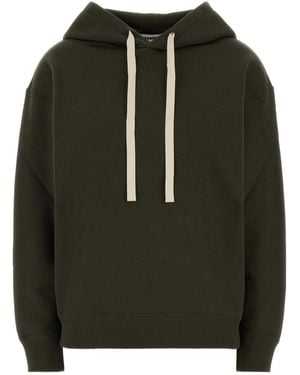 Jil Sander French Terry Hoodie - Green