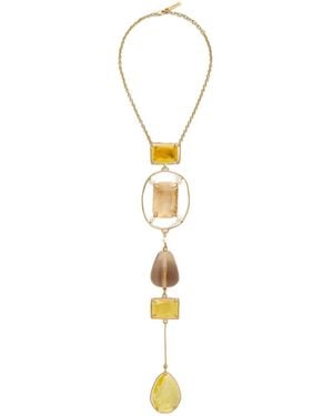 Givenchy Drop Necklace - White