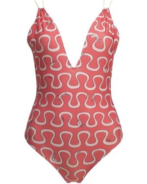PUCCI One-Piece Swimsuit - Red
