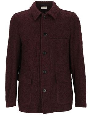 Dries Van Noten Long-Sleeved Casual Jacket - Purple