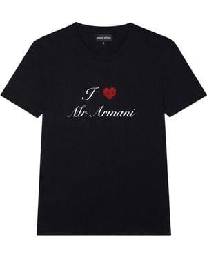 Emporio Armani Short-Sleeved T-Shirt - Black