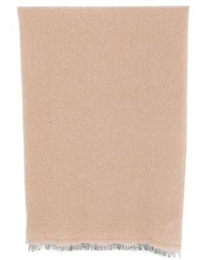 Fabiana Filippi Fringed-Edge Scarf - Natural
