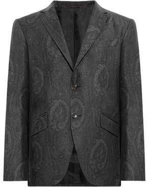 Etro Long-Sleeved Jacket - Black