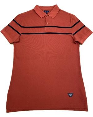 Armani Jeans Short-Sleeved Polo Shirt - Red