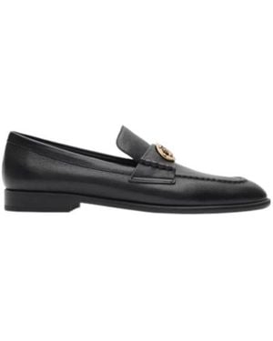 Burberry Leather Opal Loafers - Black