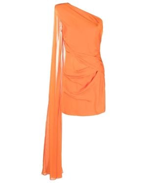 Roland Mouret Asymmetrical Dress - Orange