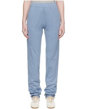 Rier Elastic Waist Casual Pants - Blue