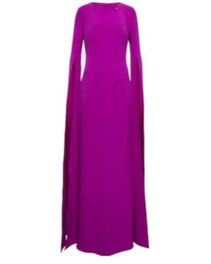Safiyaa Crepe Gown - Purple