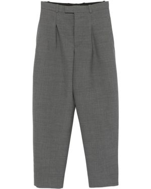 Wardrobe NYC Tapered Casual Trousers - Grey