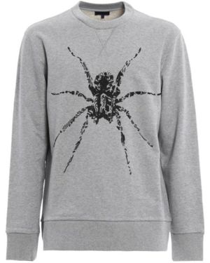 Lanvin Printed Round-Neck Jumper - Grey