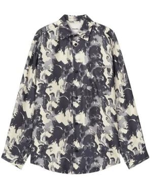 Nanushka Sebas Long-Sleeves Shirt - Grey
