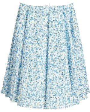 Dior Mid-Length Flared Skirt - Blue