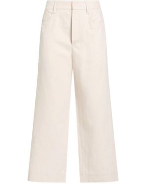 Max Mara Mid-Rise Wide-Leg Jeans - White