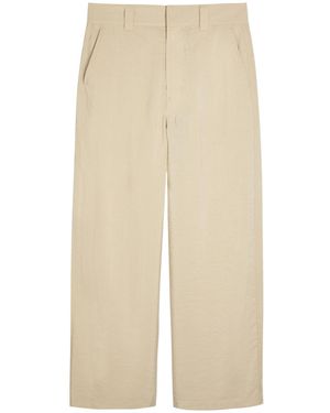 Lemaire Simple Silk Trousers - Natural