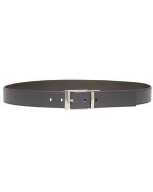 Bally Pin Buckle Belt - White